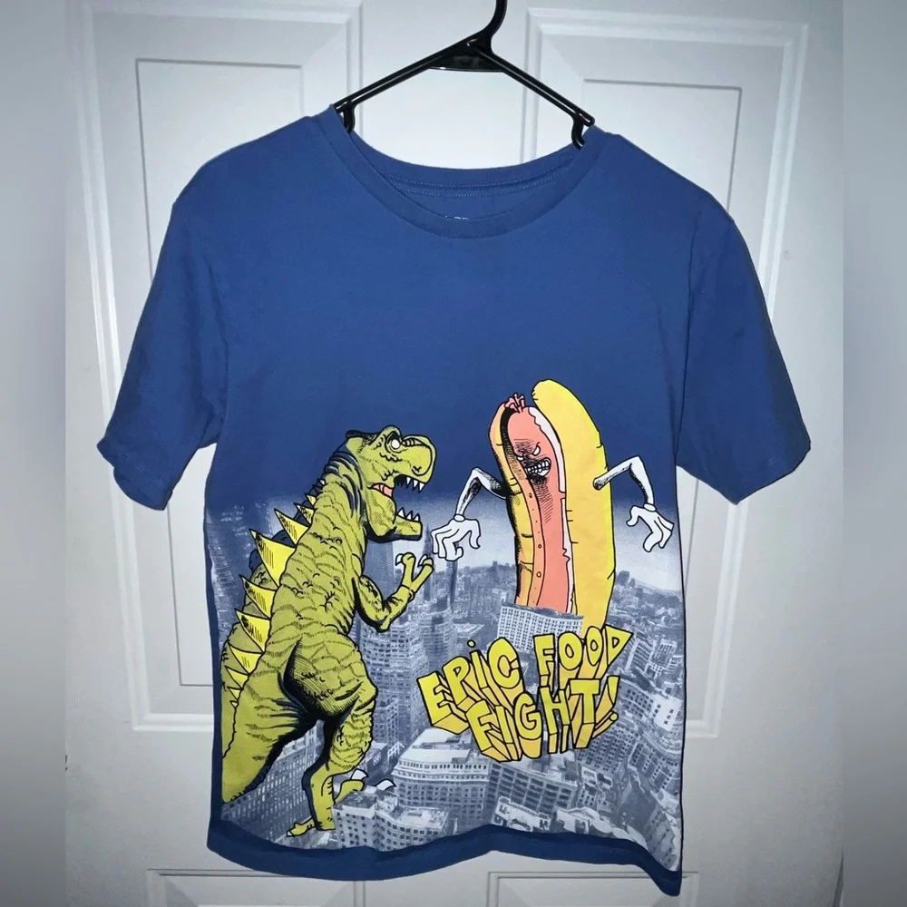 EUC Children’s Place Boy’s “Epic Food Fight” Graphic Tee - Sz XXL/16
